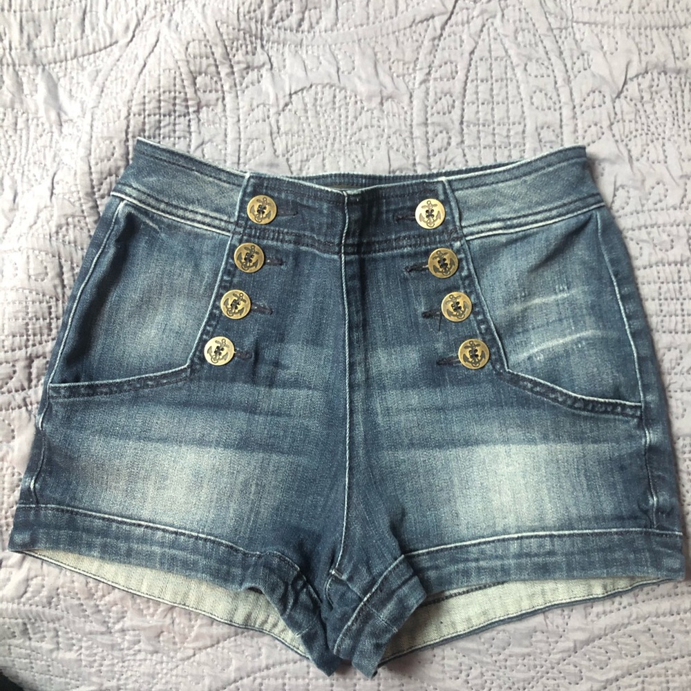 Express high rise shorts